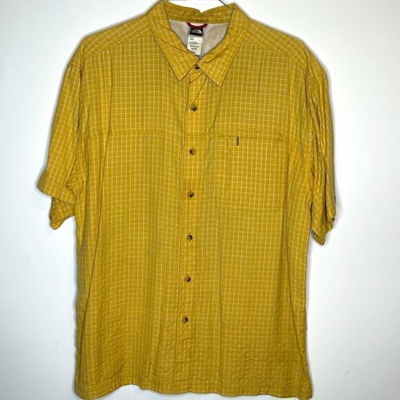 XL North Face Yellow-Gold SS Shirt‎ - Picture 4 of 4